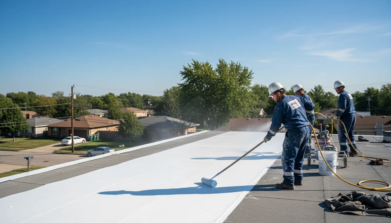 Commercial roof coating in Spencer, IN near me